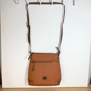 Women's Brown Faux Leather Crossbody Bag
